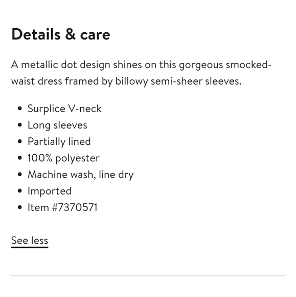 ⭐🆕 Vince Camuto white and gold metallic print mini dress - Picture 9 of 15